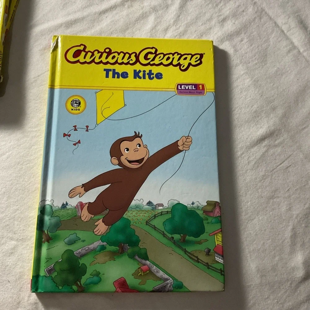 Curious George 5 Reader Book Lot Children's Level 1 Hardcover Readers